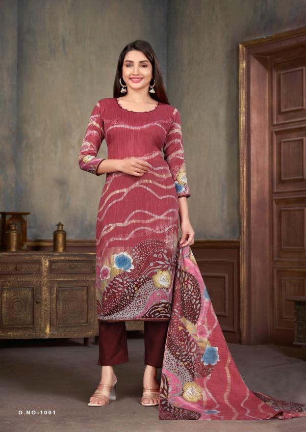 SAT Pashmina Shwal Suit Vol-13 – Dress Material